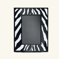 dolce gabbana casa zebra wooden picture frame black 17xx22cm
