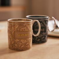Barocco Haze & Beige Mug Set of 2 versace barocco haze beige mug set of 2