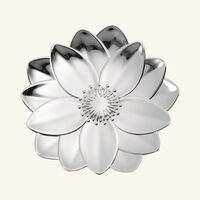 christofle l herbier lotus trinket tray silver plated