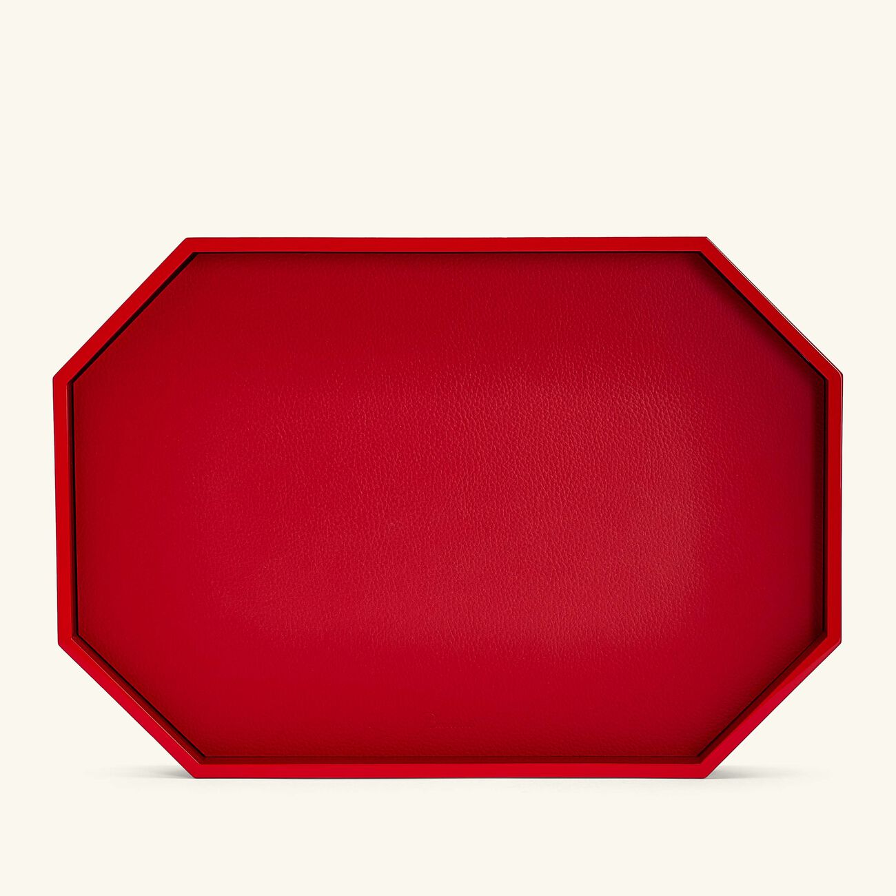 باكارا صينية أوكتوجون متوسطة الحجم باللون الأحمر