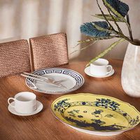 طبق الضيافة أوريينتي إيتاليانو تشيترينو بيضاوي أصفر 29 سم جينوري 1735 طبق الضيافة أوريينتي إيتاليانو تشيترينو بيضاوي أصفر 29 سم