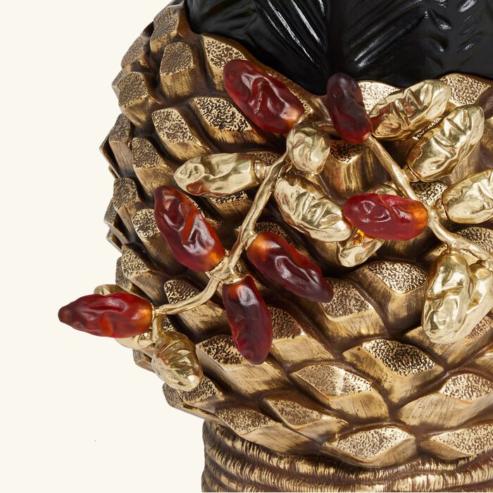 دوم مزهرية بالم بيتش كبيرة جدًا زرقاء