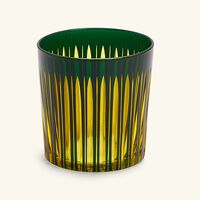 لوبجيه طقم بريزم المؤلف من 4 كؤوس مزدوجة كلاسيكية الطراز باللون الأخضر