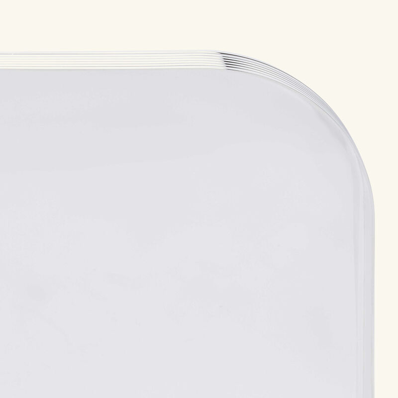 كريستوفل صينية الضيافة k t مربعة صغيرة باللون الفضي