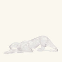 lalique zeila panther sculpture small clear