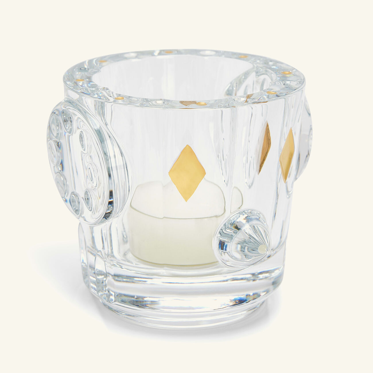 baccarat faunacrystopolis bird votive clear