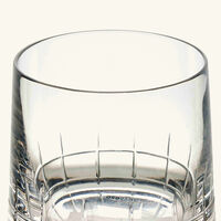 christofle graphik tumbler glass clear