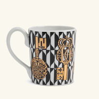 fornasetti chiavi mug pattern