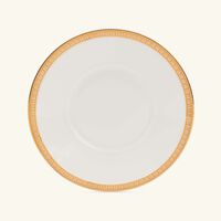 كريستوفل فنجان الشاي مالميزون مع صحنه باللون الذهبي