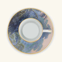 haviland le br sil coffee cup   saucer blue set of 4