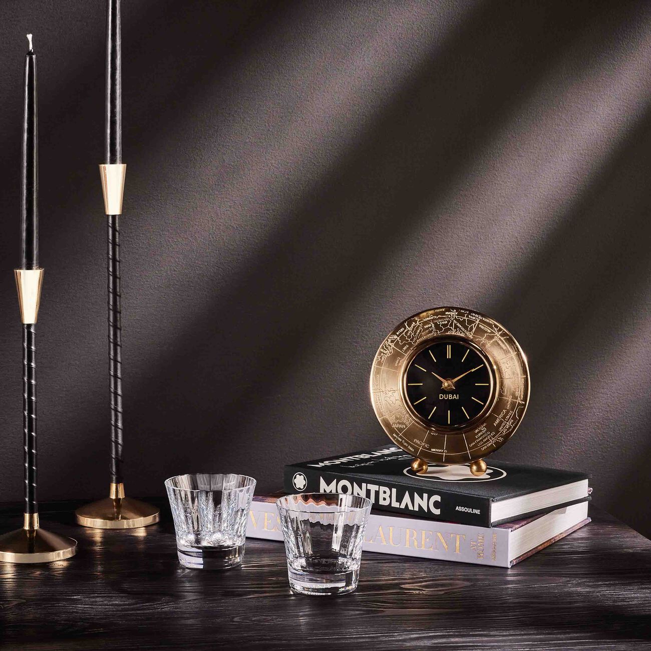 baccarat mille nuits drinking glass clear set of 2