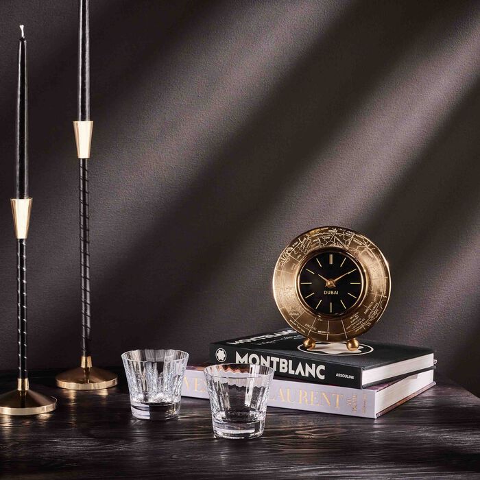 baccarat mille nuits drinking glass clear set of 2