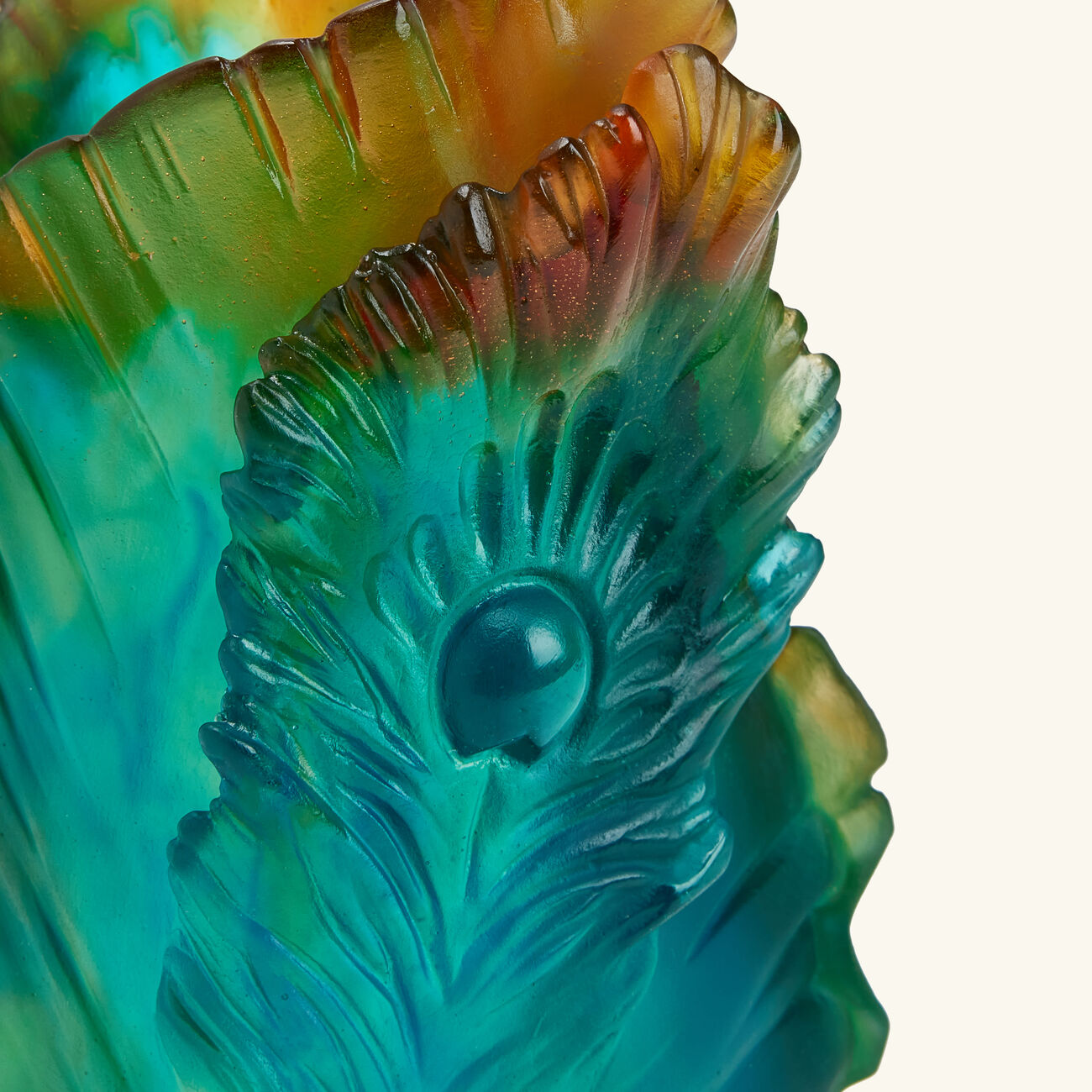 دوم مزهرية فلور دو باون صغيرة خضراء