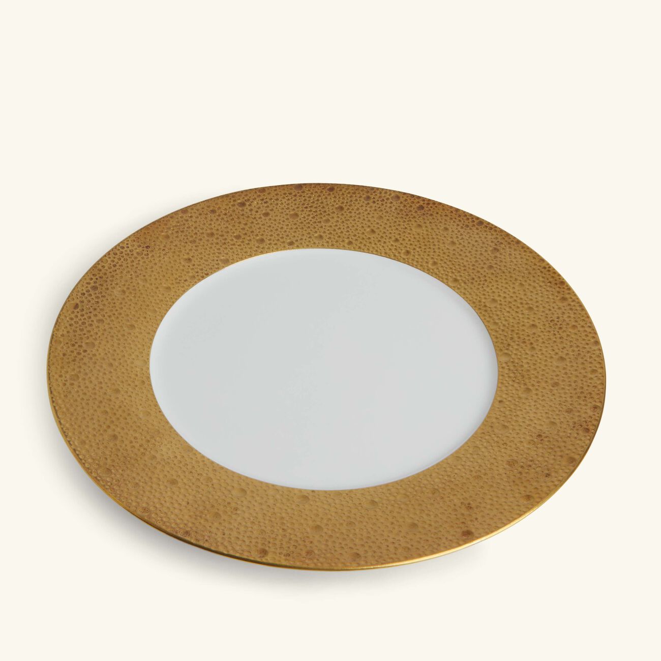 Ecume Charger Plate Round Gold 30cm bernardaud ecume charger plate round gold 30cm