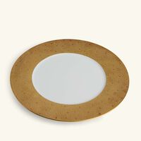 Ecume Charger Plate Round Gold 30cm bernardaud ecume charger plate round gold 30cm