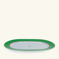 Signum Fern Plate Oval Green 24cm rosenthal signum fern plate oval green 24cm