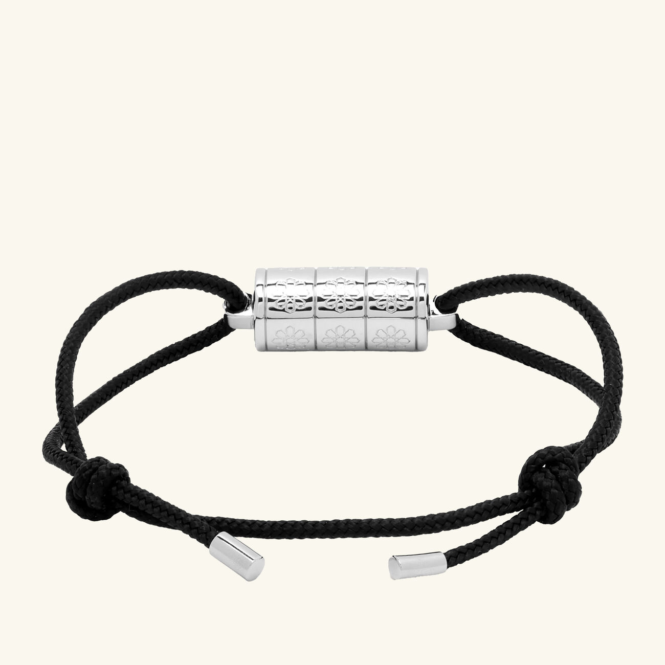st dupont mozaic grave bracelet silver
