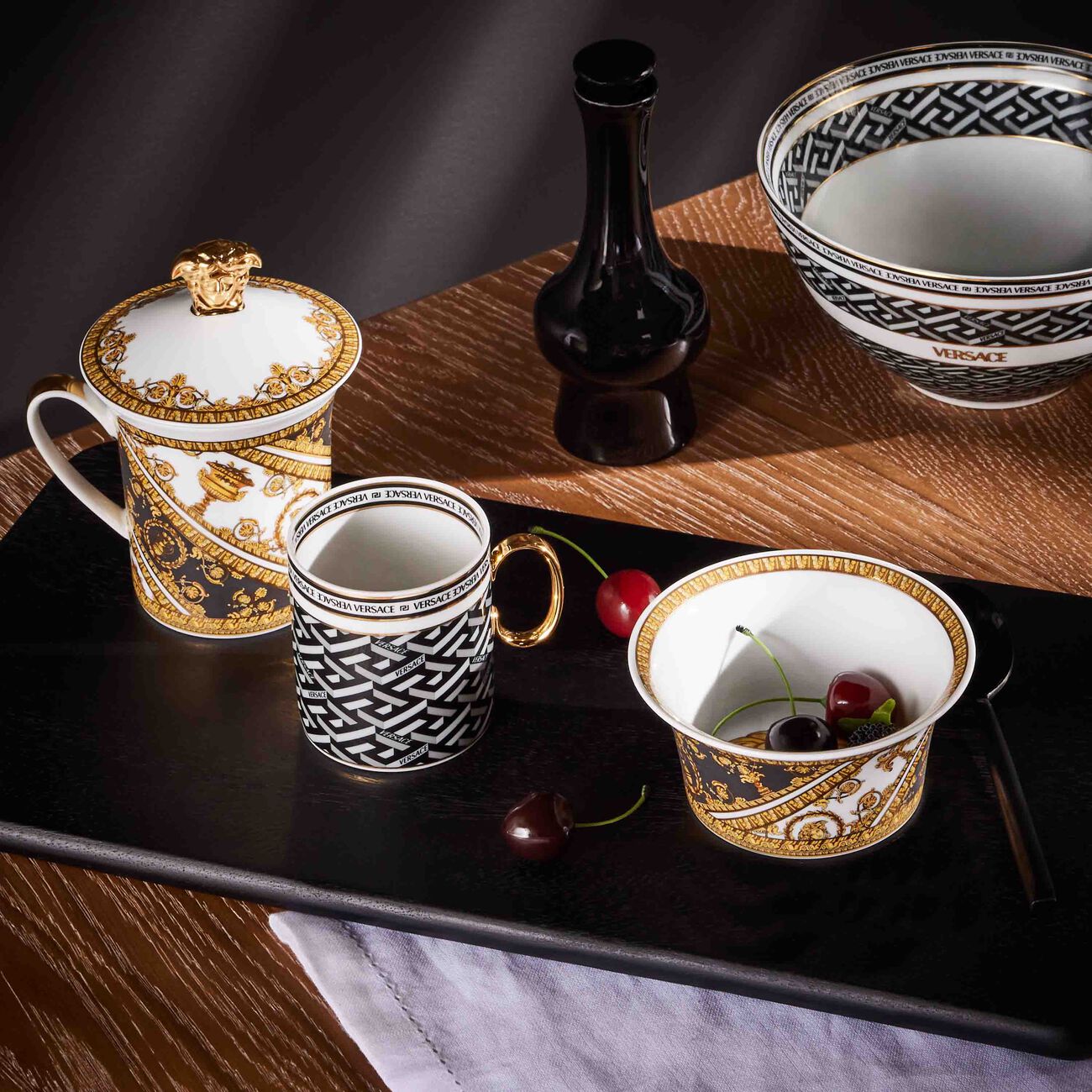 La Greca Signature Coffee Cup Pattern versace la greca signature coffee cup pattern