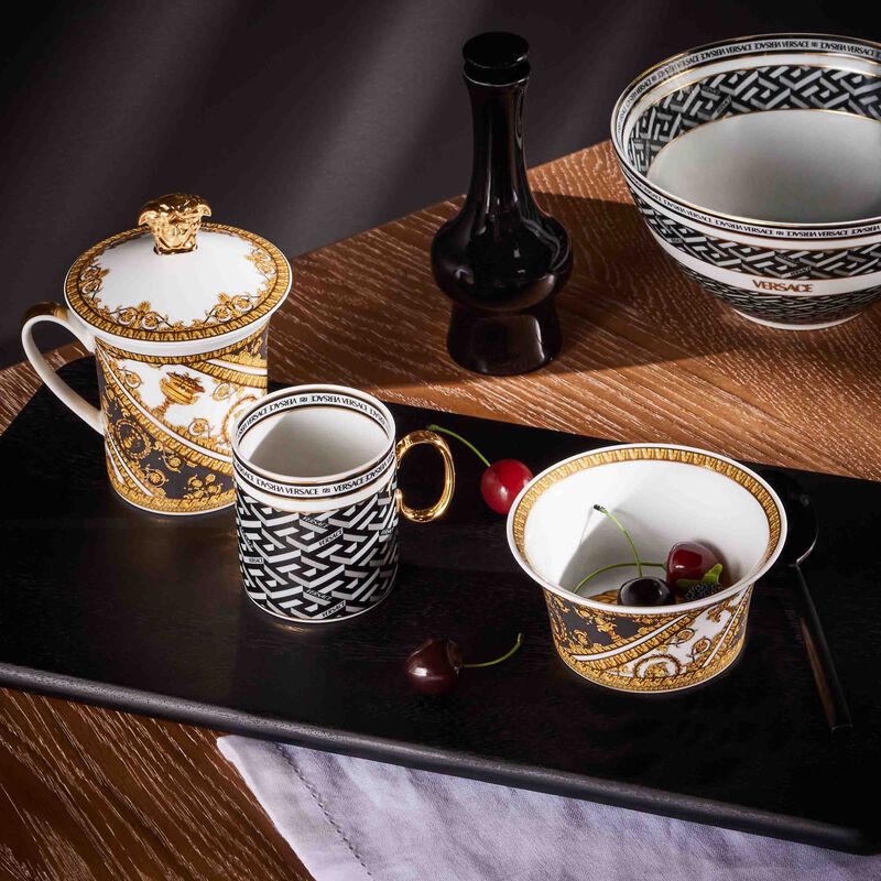 La Greca Signature Coffee Cup Pattern versace la greca signature coffee cup pattern