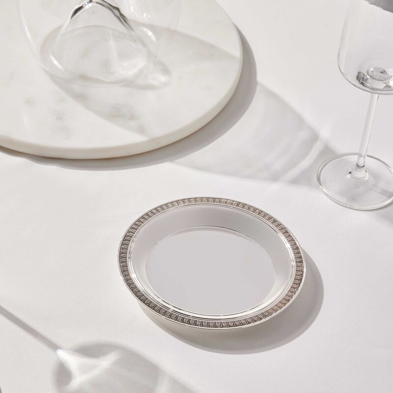 Malmaison Bottle Coaster Silver Plated christofle malmaison bottle coaster silver plated