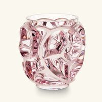 Tourbillons Vase Small Pink lalique tourbillons vase small pink