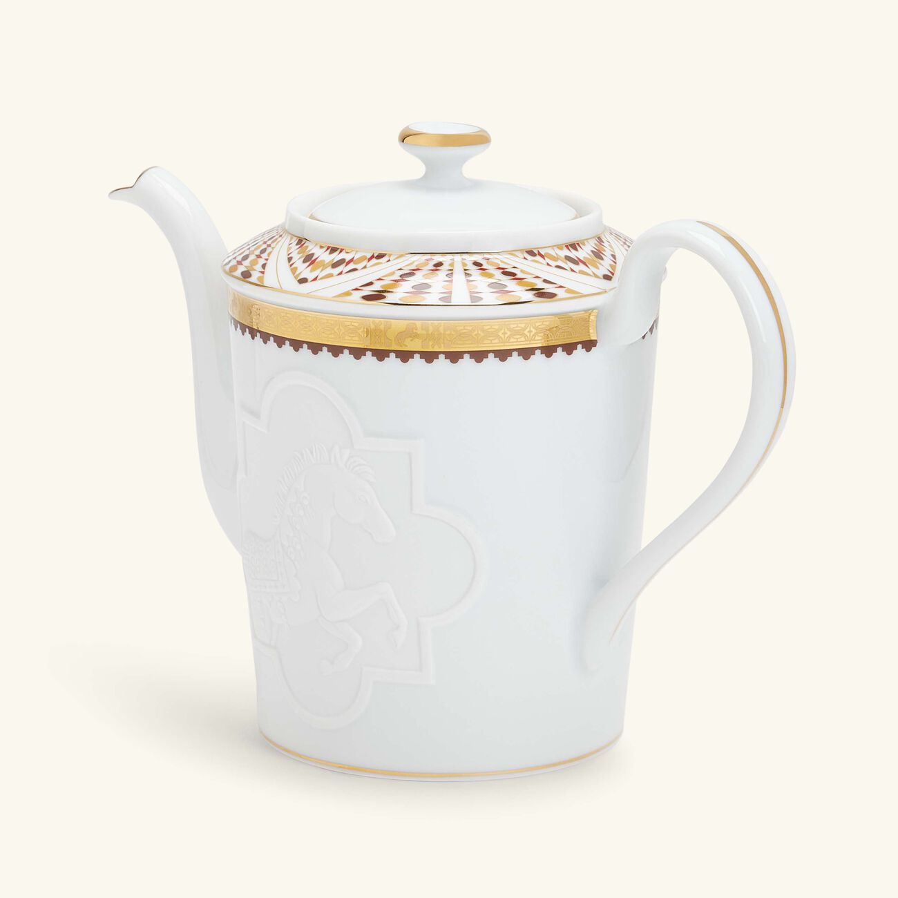 haviland cavalier royale teapot gold