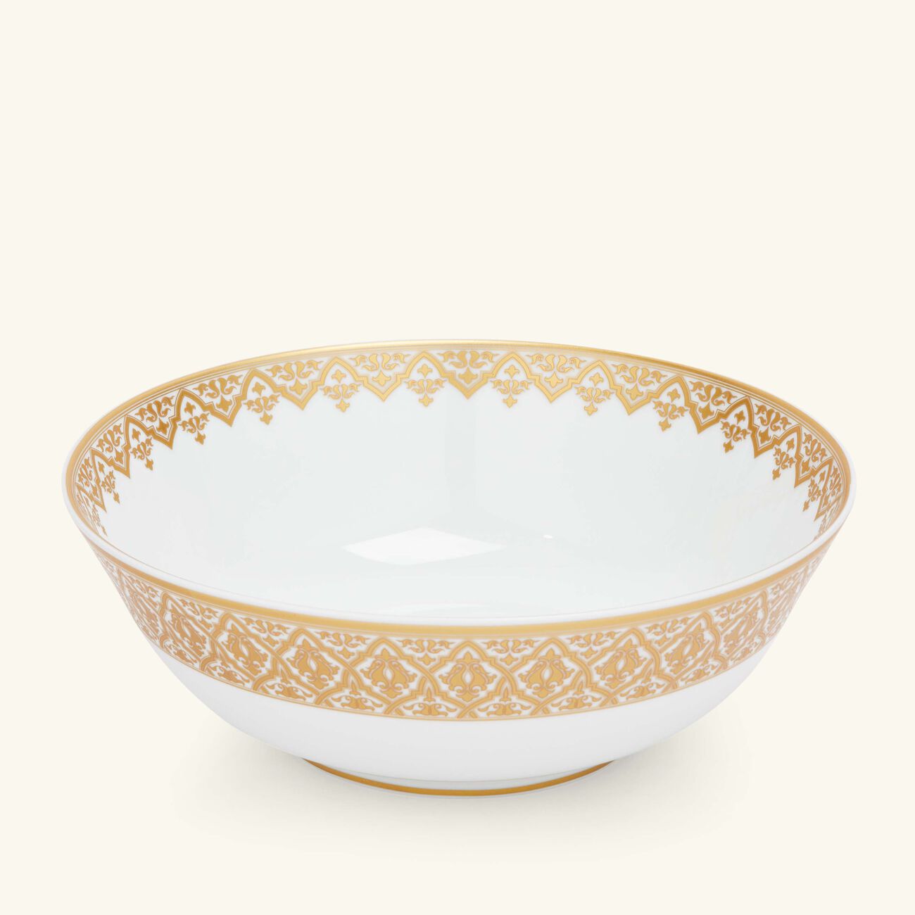 برناردو وعاء السلطة فينيس باللون الذهبي 25 سم