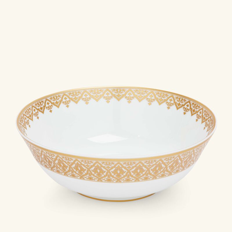 برناردو وعاء السلطة فينيس باللون الذهبي 25 سم