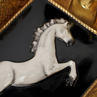 Tornado Ashtray Rectangular Black villari tornado ashtray rectangular black