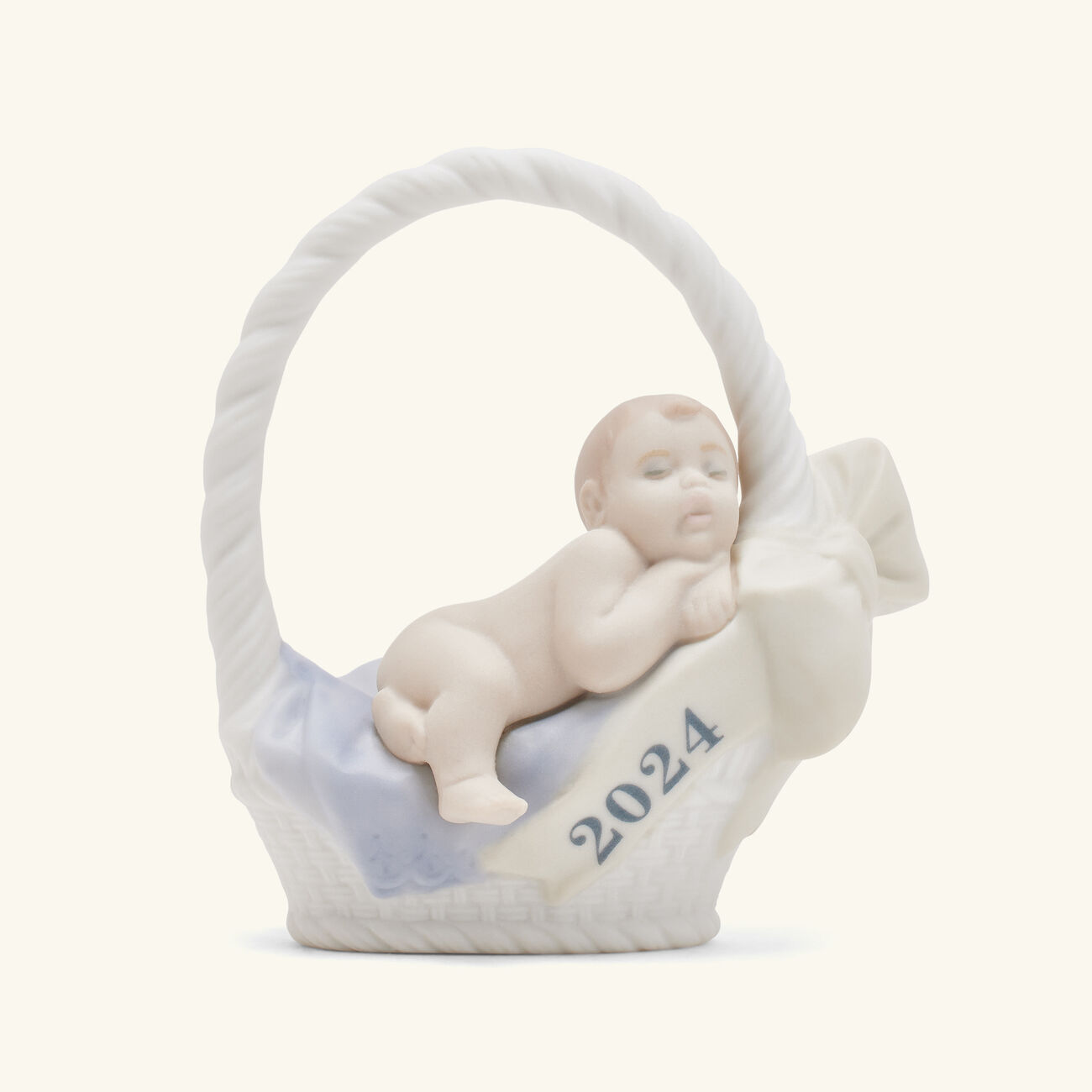 Born in 2024 Boy Figurine Small White lladro born in 2024 boy figurine small white