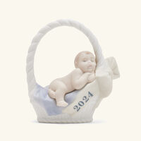 Born in 2024 Boy Figurine Small White lladro born in 2024 boy figurine small white
