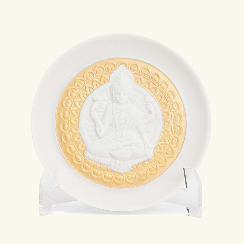 Goddess Lakshmi and Lord Ganesha Decorative Plates Set Gold lladro goddess lakshmi and lord ganesha decorative plates set gold