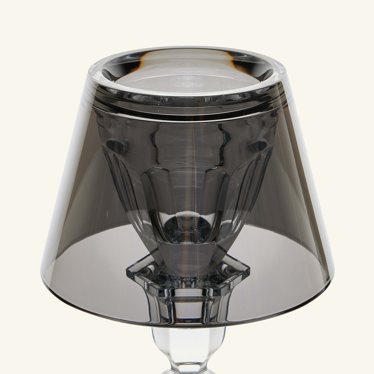 baccarat our fire candle holder silver