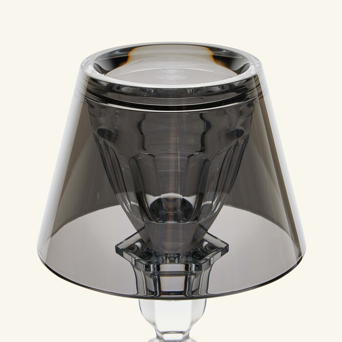 baccarat our fire candle holder silver