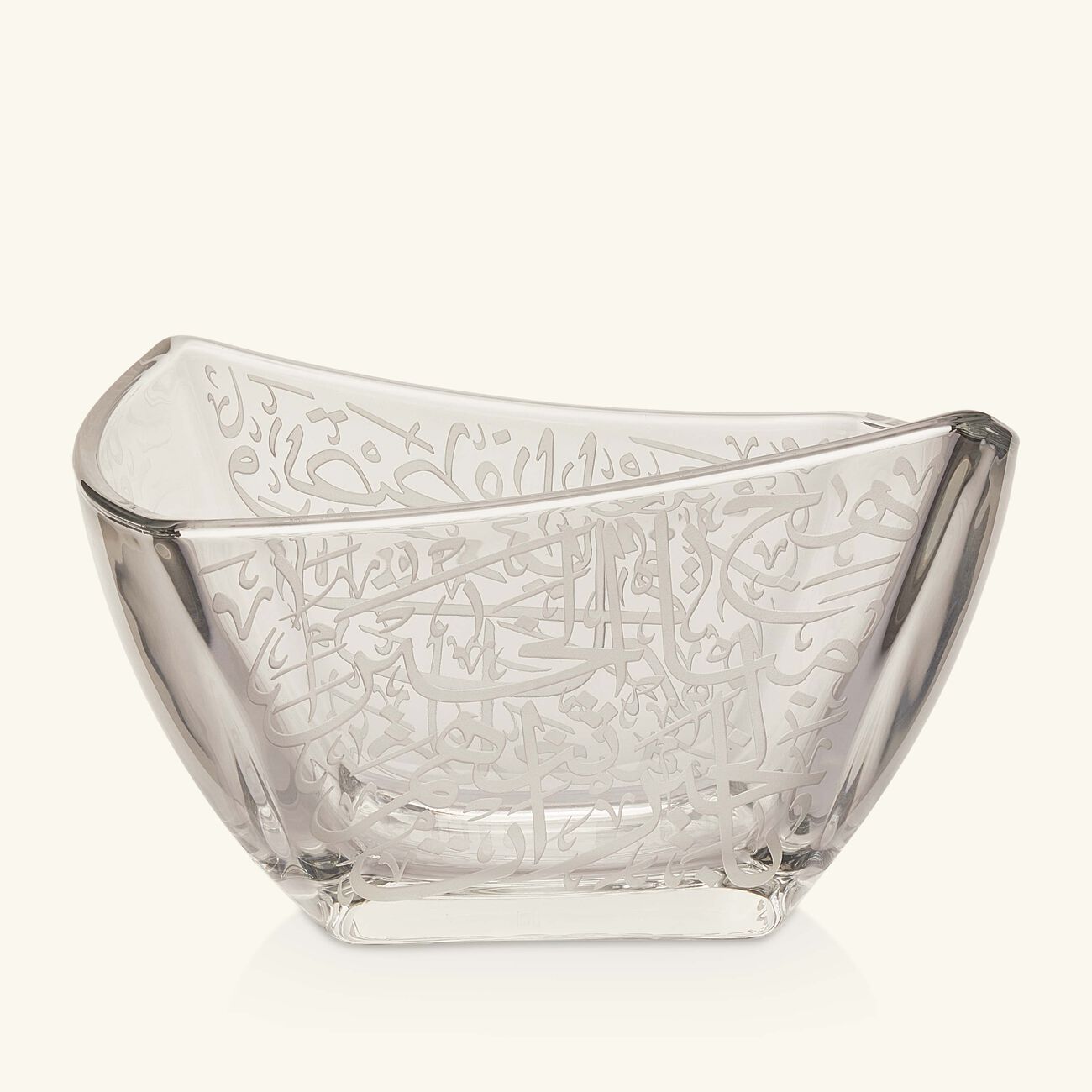 Thuluth Serving Bowl Clear 22cm dimlaj thuluth serving bowl clear 22cm
