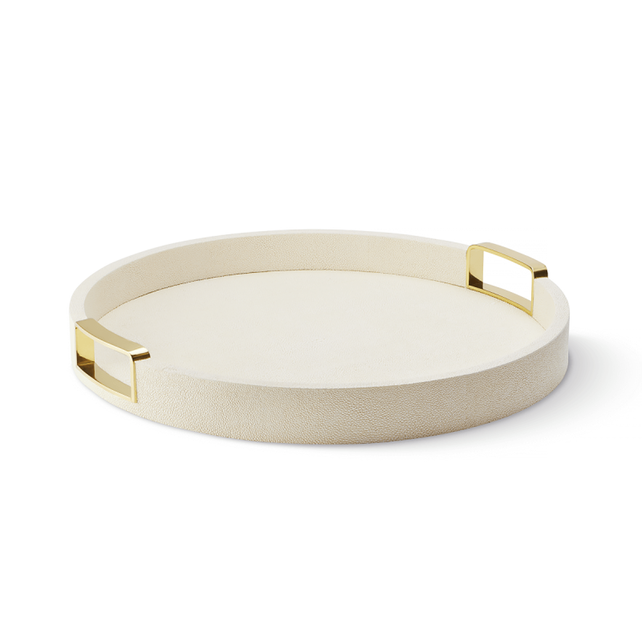 Carina Shagreen Round Tray aerin carina shagreen round tray