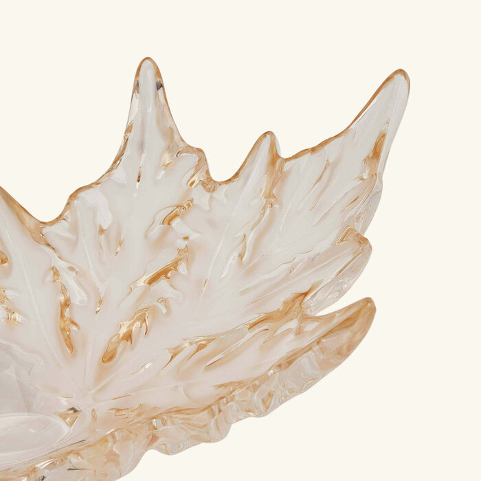 lalique champs  lys es centerpiece small gold