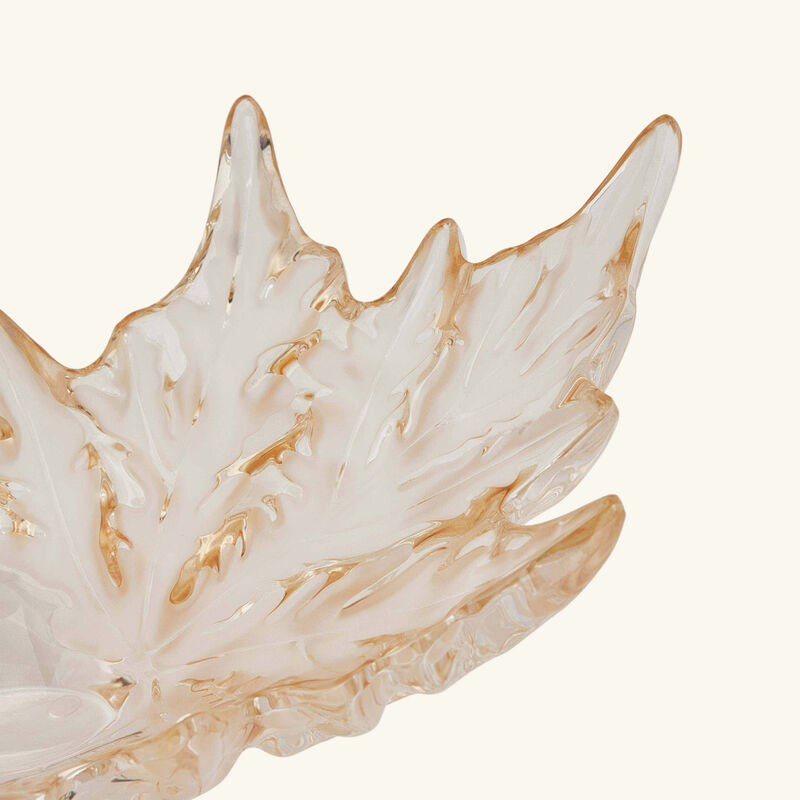 lalique champs  lys es centerpiece small gold