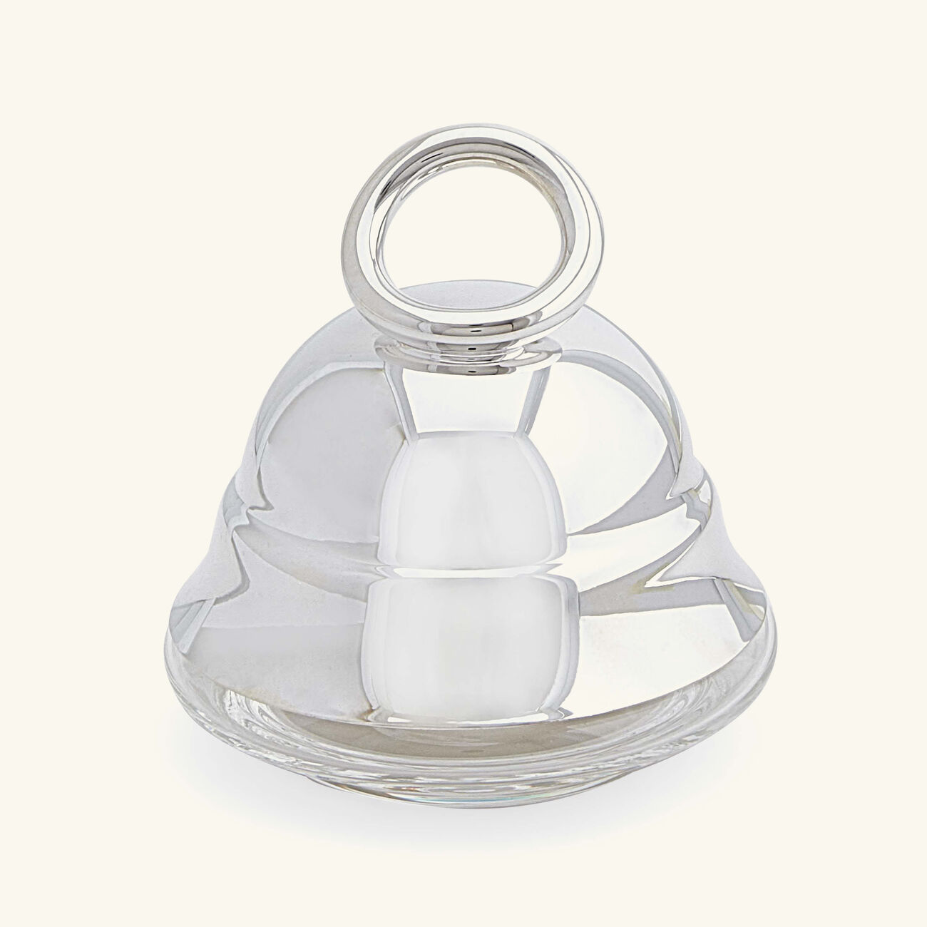 كريستوفل طبق الزبدة فيرتيجو باللون الفضي 8 سم