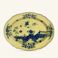 طبق الضيافة أوريينتي إيتاليانو تشيترينو بيضاوي أصفر 29 سم جينوري 1735 طبق الضيافة أوريينتي إيتاليانو تشيترينو بيضاوي أصفر 29 سم