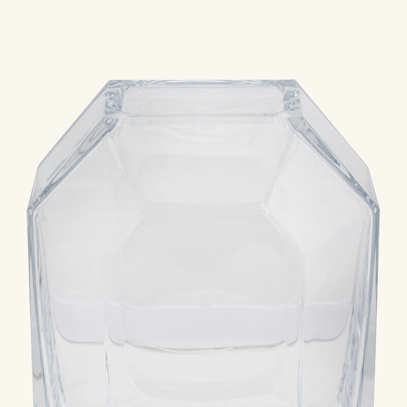 baccarat octogone vase small clear