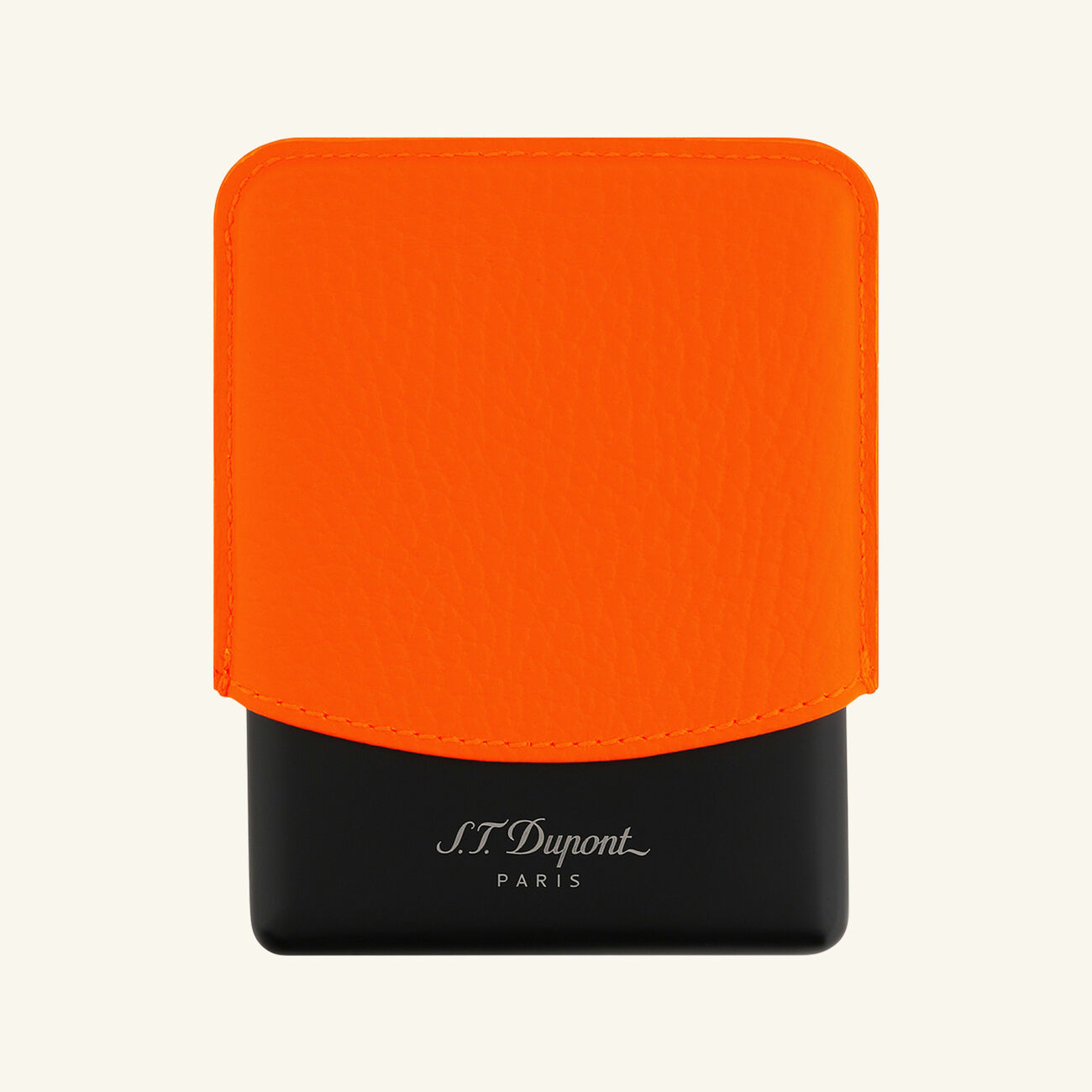 st dupont fluo cigarettes case orange