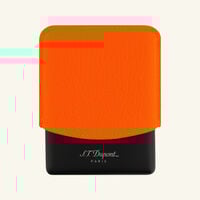 st dupont fluo cigarettes case orange
