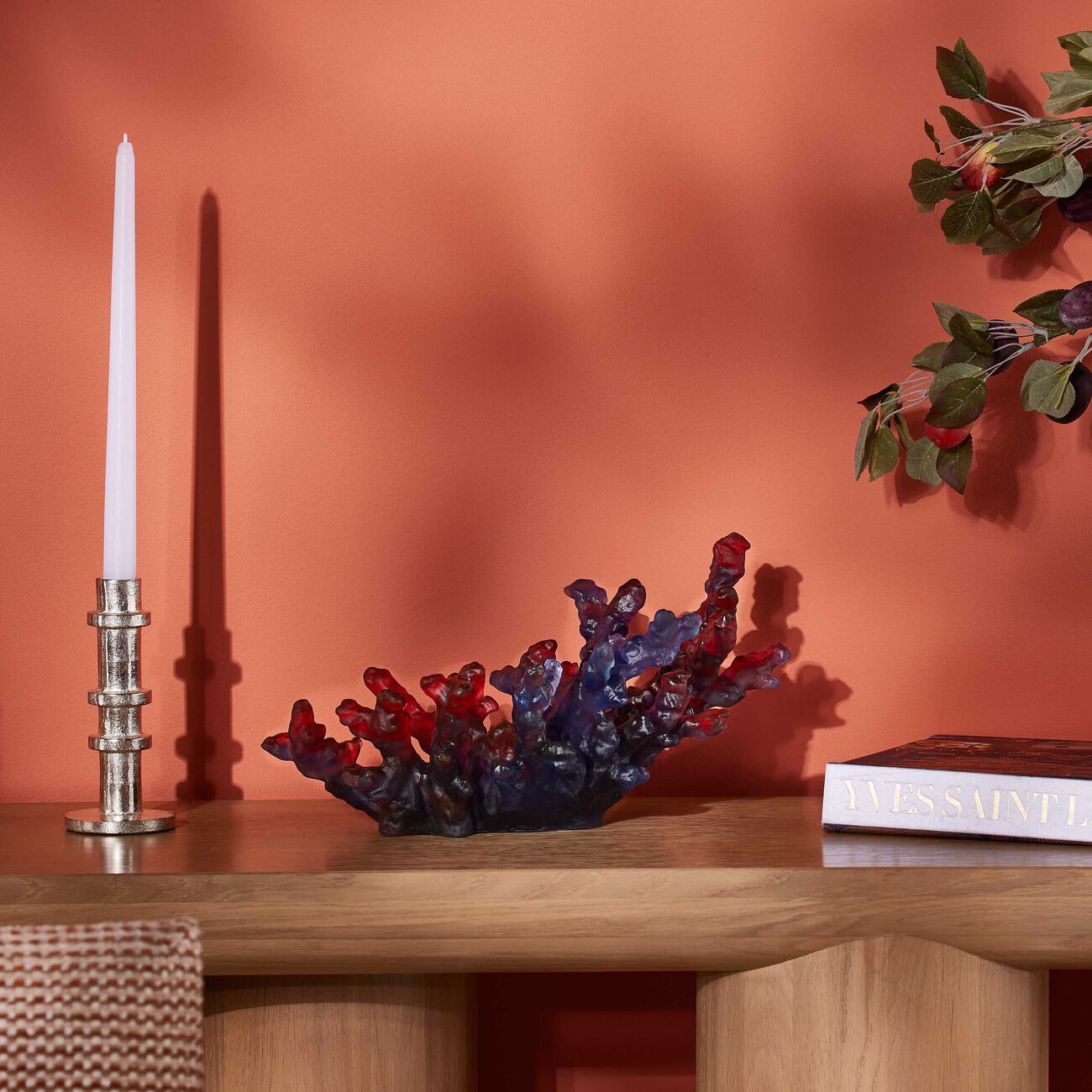 daum mer de corail centerpiece blue