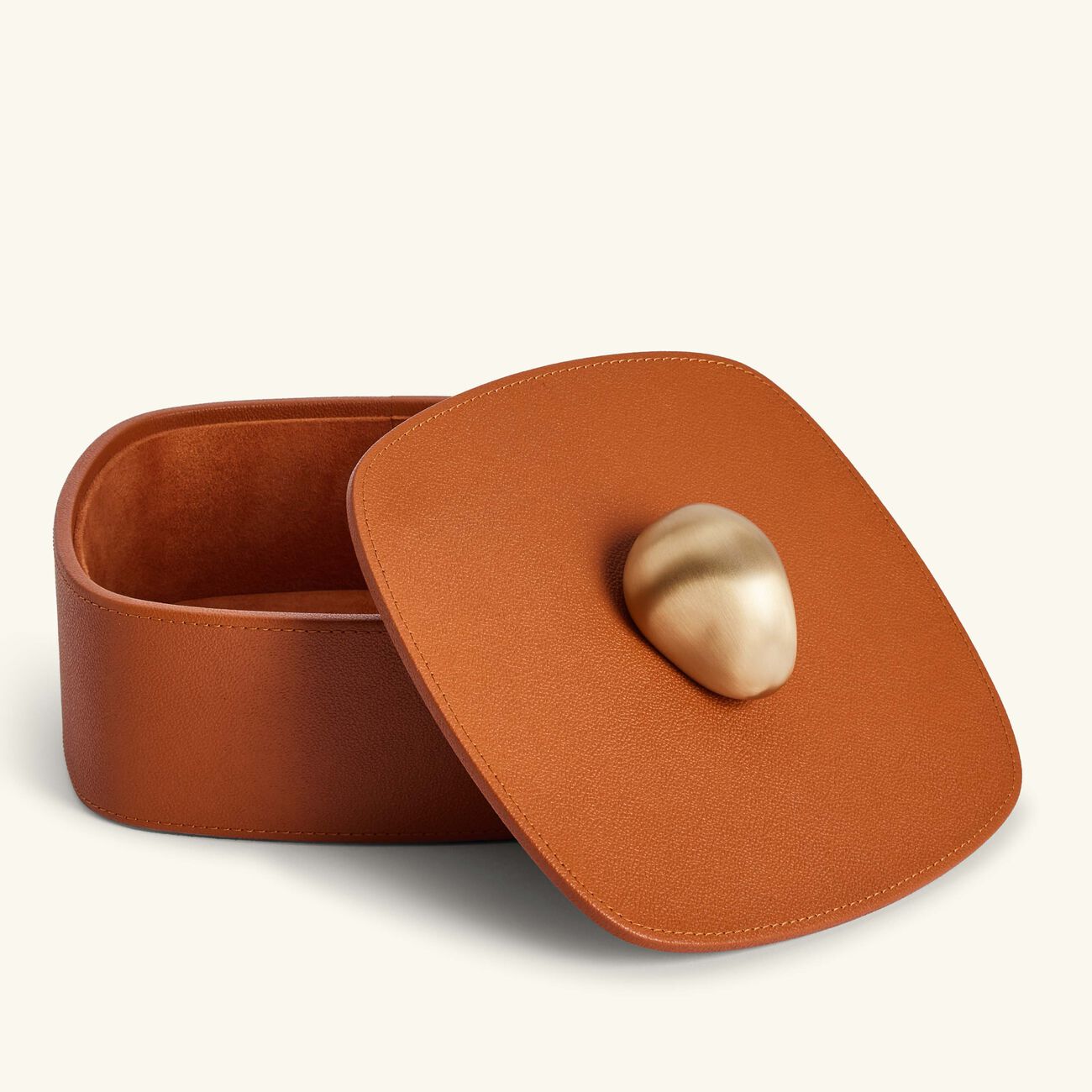 Pebble Trinket Box Camel assouline pebble trinket box camel