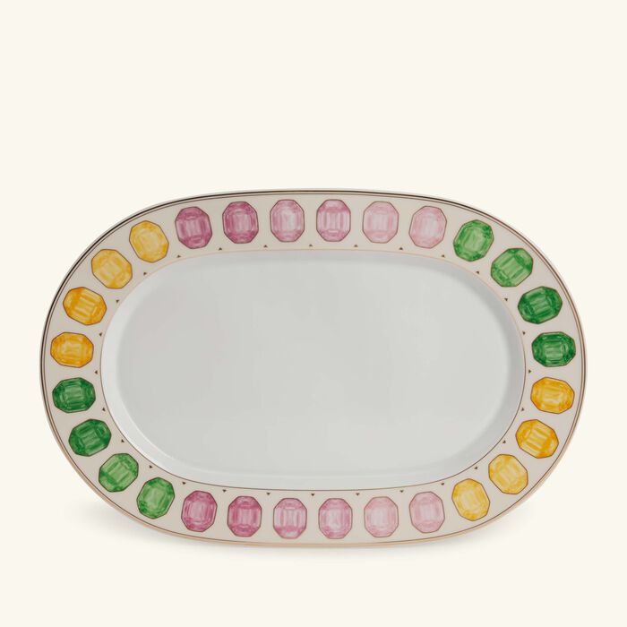 rosenthal idyllia serving platter oval marshmallow 40 cm