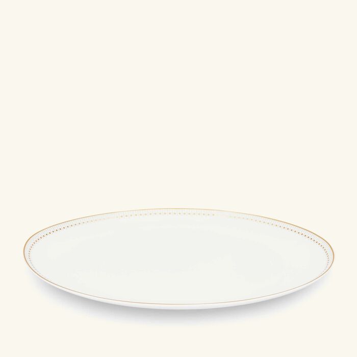 طبق مالميزون إمبيريال بيضاوي الشكل باللون الذهبي 38 سم كريستوفل طبق مالميزون إمبيريال بيضاوي الشكل باللون الذهبي 38 سم