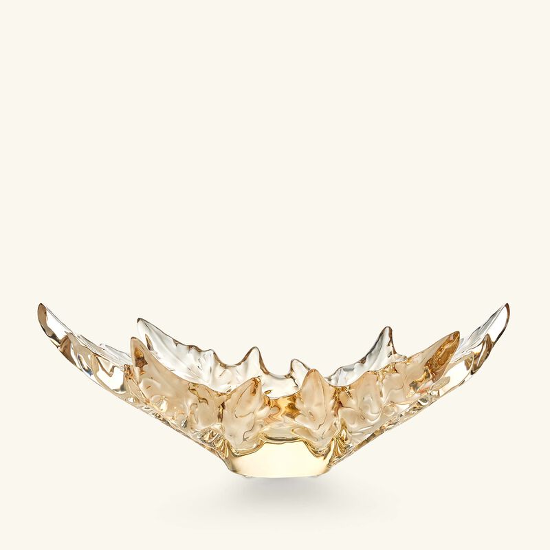 lalique champs  lys es centerpiece gold
