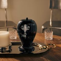 فورناسيتي مزهرية سيراتورا ريجاتو سوداء