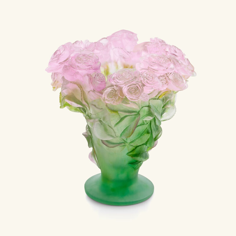 Roses Vase Medium Pink daum roses vase medium pink